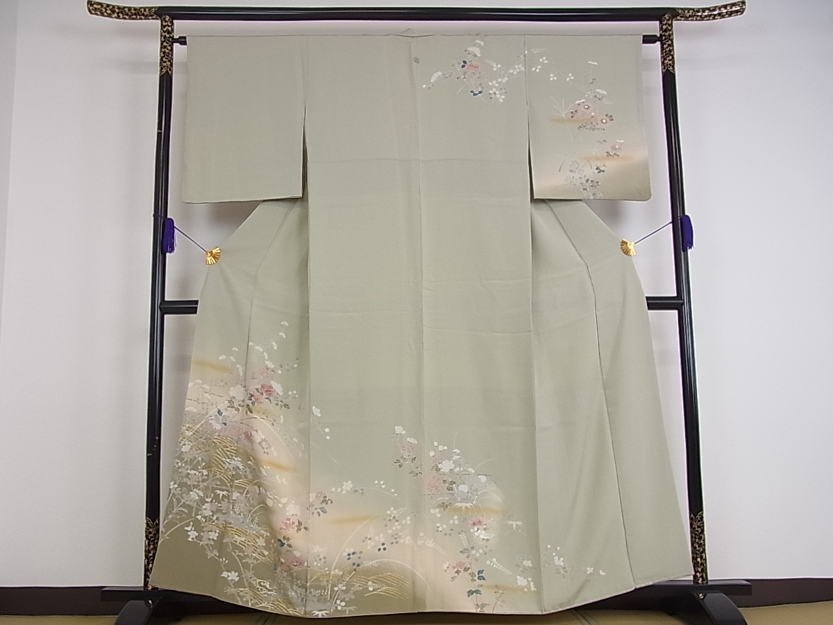 暈し染め 正絹 平和屋-こころ店□訪問着 金彩 道長吉祥 作家物