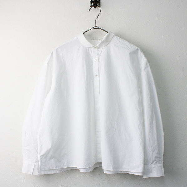 mina perhonen ミナペルホネン 2019AW envelop ブラウス xa1015 36/ホワイト 白 無地 トップス エンベロップ【2400011573643】