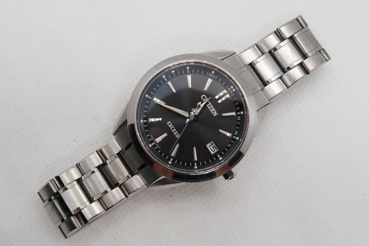 定番】 ○○シチズン CITIZEN エクシード H111-T016952 メンズ 電波 