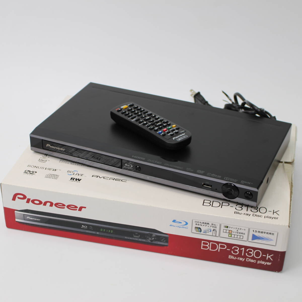 ☆Pioneer BDP-3130-K ブルーレイディスクプレーヤー☆ Pioneer
