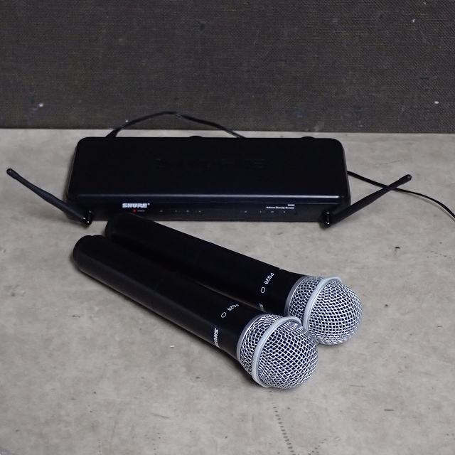 ☆ SHURE デュアルチャネルダイバーシティ受信機 SVX88 / ワイヤレス