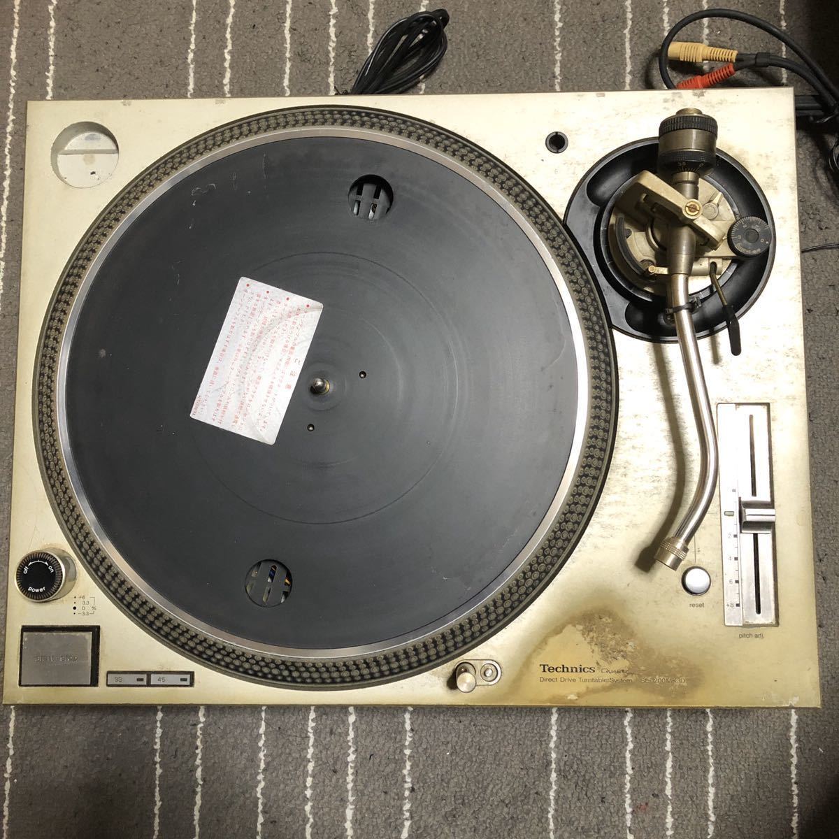 Technics テクニクス ターンテーブル SL-1200MK3D ジャンク品!! 【2