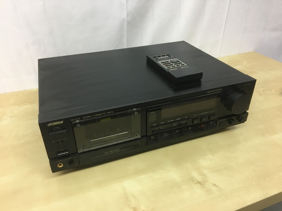 ビクター Victor ステレオ カセットデッキ TD-V711 大阪市内 引取歓迎