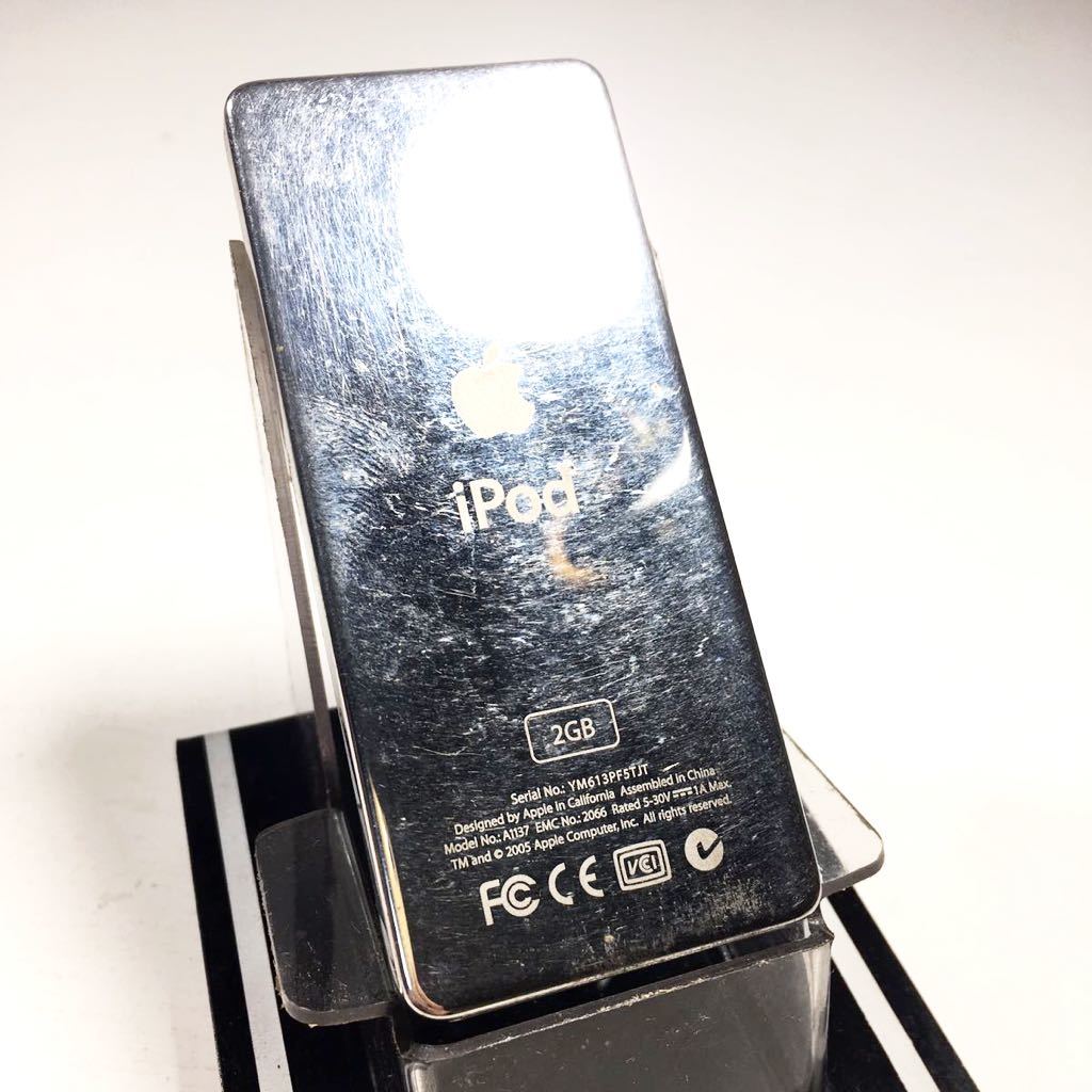 ジャンク Apple iPod nano 第一世代 ブラック 2GB デジタルオーディオ