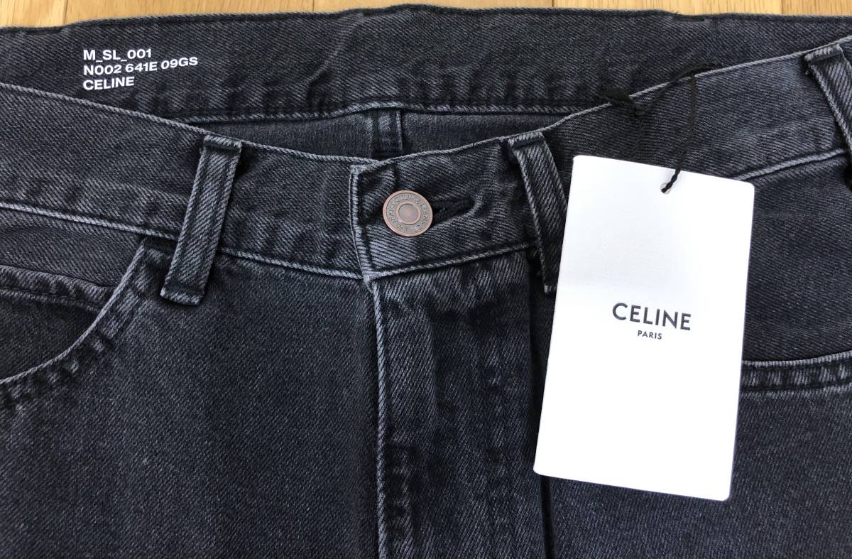銀座通販 Celine By Hedi Slimane 19SS ブラック ウォッシュ デニム 