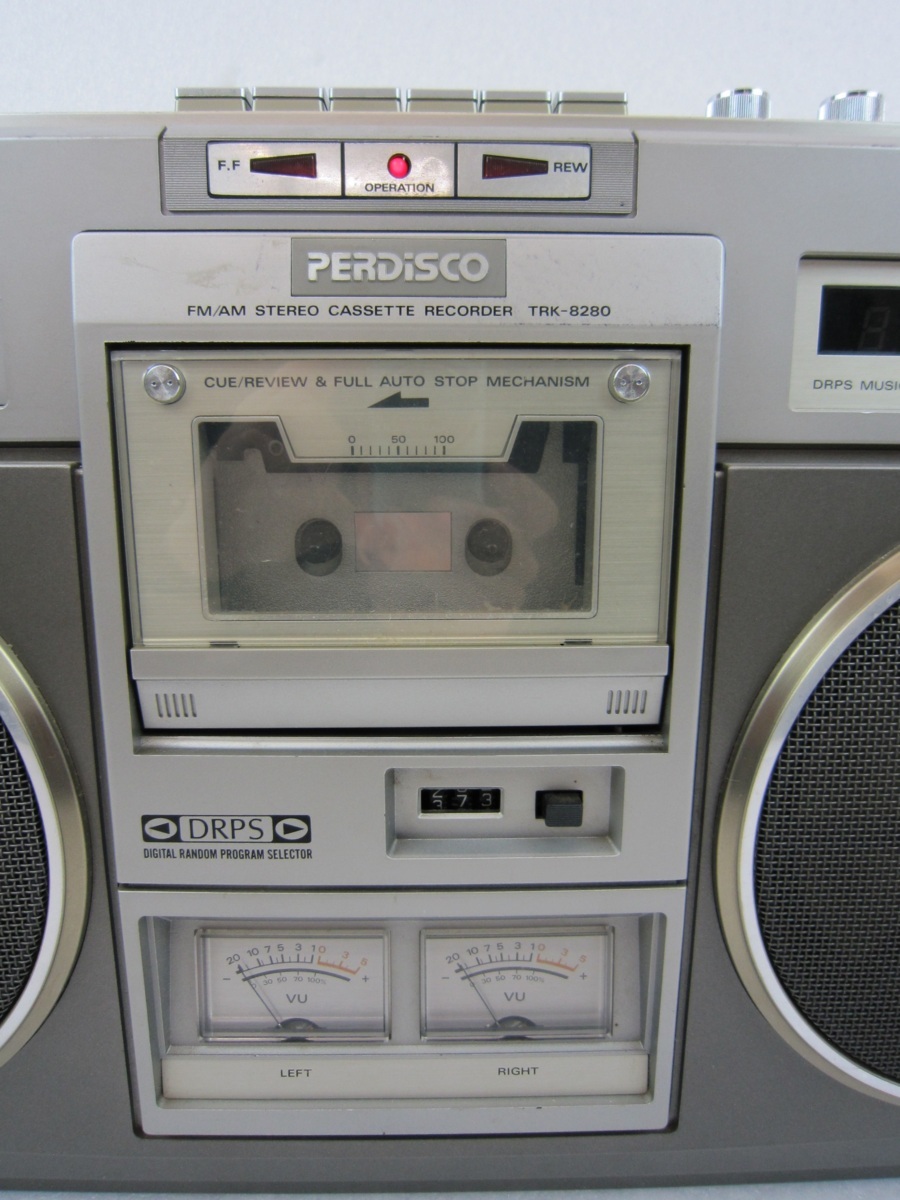 ▽HITACHI ラジカセ TRT-8280 日立 PERDiSCO パディスコ レトロ 現状品