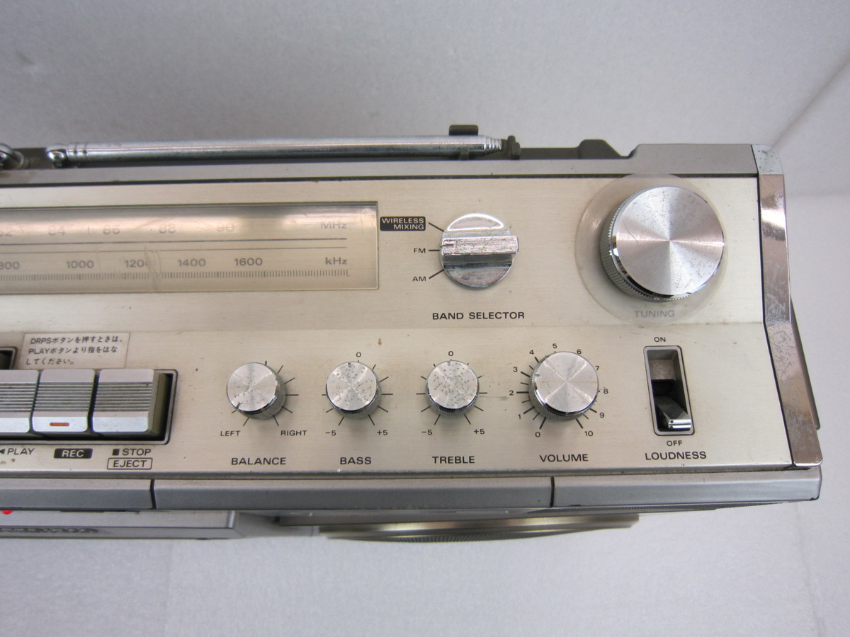 ▽HITACHI ラジカセ TRT-8280 日立 PERDiSCO パディスコ レトロ 現状品