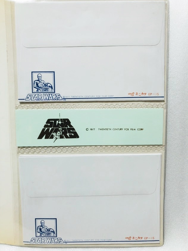 スターウォーズ C-3PO R2-D2 レターセット 便箋 封筒 株式会社ユーカリ社製造 昭和レトロ レア _5