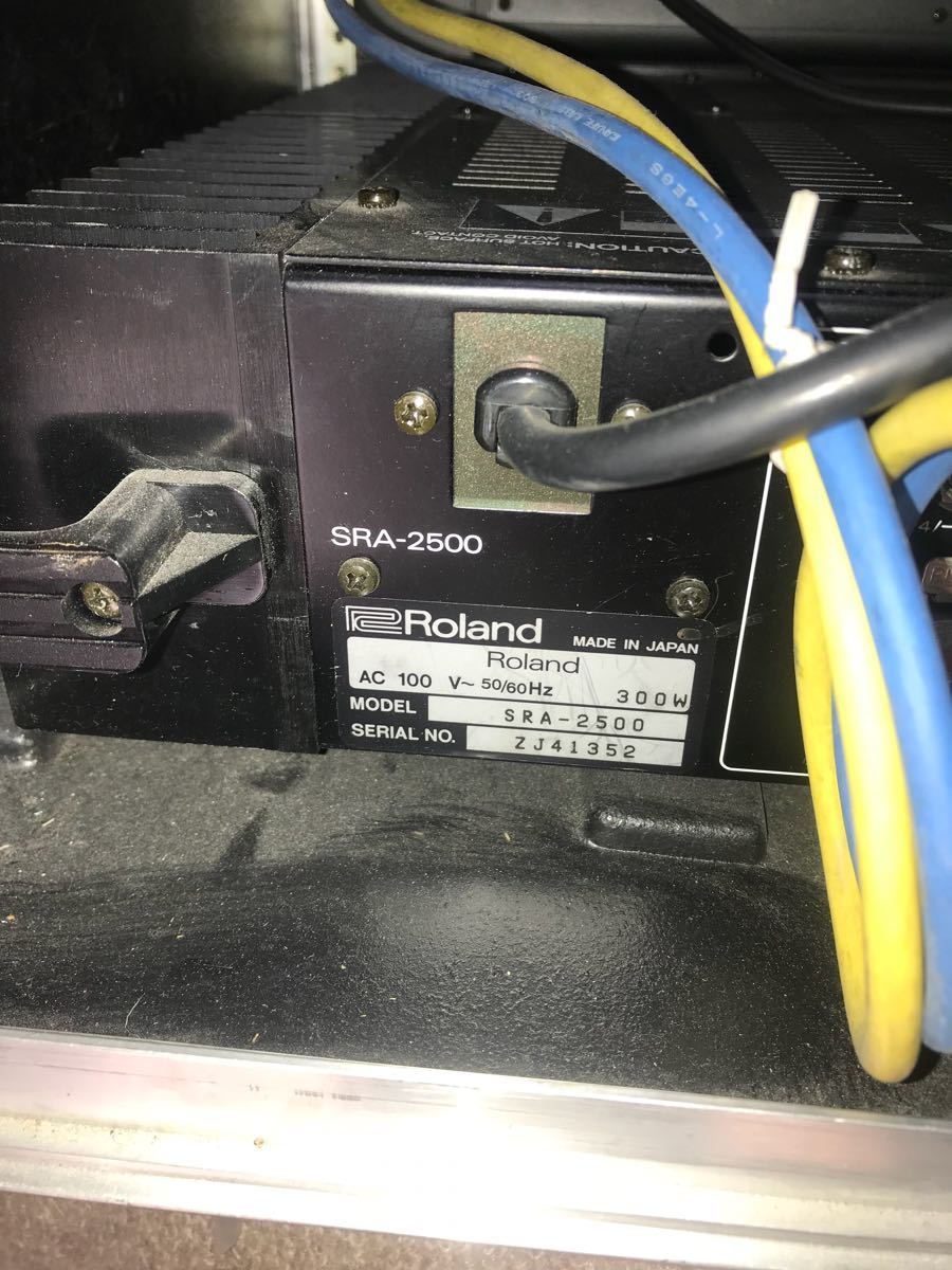 70）ROLAND ローランド SRA-2500 2チャンネル パワーアンプ +