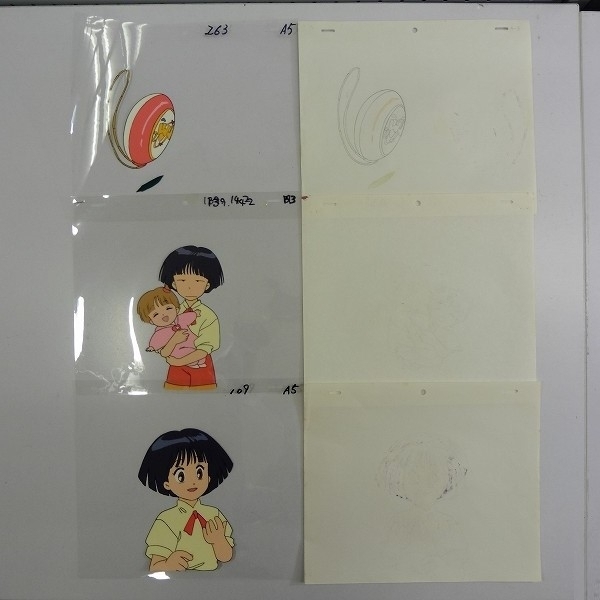 mBM185b まとめ セル画 ママは小学4年生 水木なつみ 水木みらい 原画