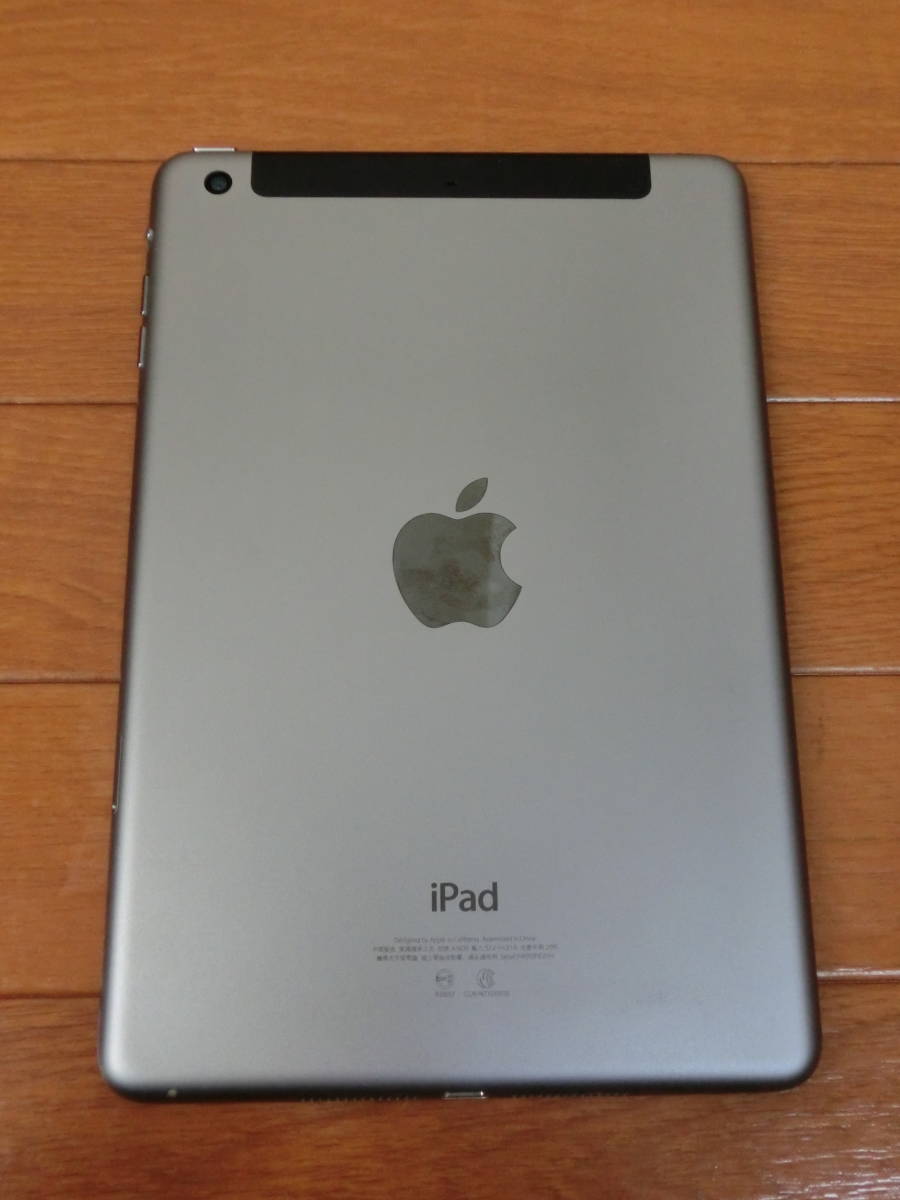 【ジャンク】 iPad mini3 Wi-Fi+Cellularモデル (海外モデル・SIMフリー) 128GB スペースグレー (MGJ22TA/A) 画面割れ・表示不良_3
