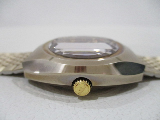 ◇◇TECHNOS/テクノス タイガーボラゾン 自動巻き 5面カットガラス