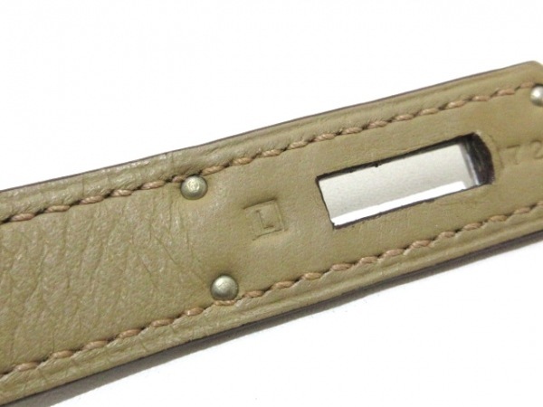 バーキン35 ハンドバッグ エルメス [エルメス] ターンロック トートバッグ エルメス HERMES ハンドバッグ バーキン35 トリヨンクレマンス カルダモン シルバー金具 □L バッグ