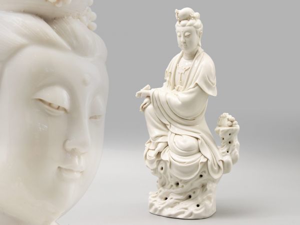 美術品・アンティーク・コレクション 骨董品 古陶 聖観音菩薩 座像