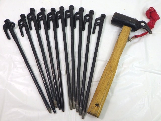  O95 アウトドア キャンプ用品 snow peak スノーピーク ソリッドステーク30//KOVEA コベア ペグ ペグハンマー(ペグ)｜売買されたオークション情報、yahooの商品情報をアーカイブ公開 - オークファン ペグ