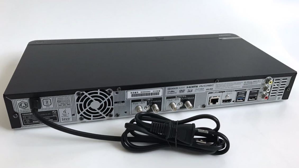 販売日本 東芝 TOSHIBA DBR-M2008 REGZAタイムシフトマシン ブルーレイ