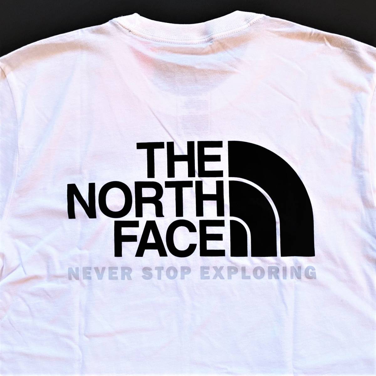 人気定番，定番人気 USAノースフェイス ハーフドームロゴ バックプリントTシャツ 白 M THE NORTH FACE アメリカ直営店購入(半袖Tシャツ)｜売買されたオークション情報、yahooの商品情報をアーカイブ公開 - オークファ 男性用