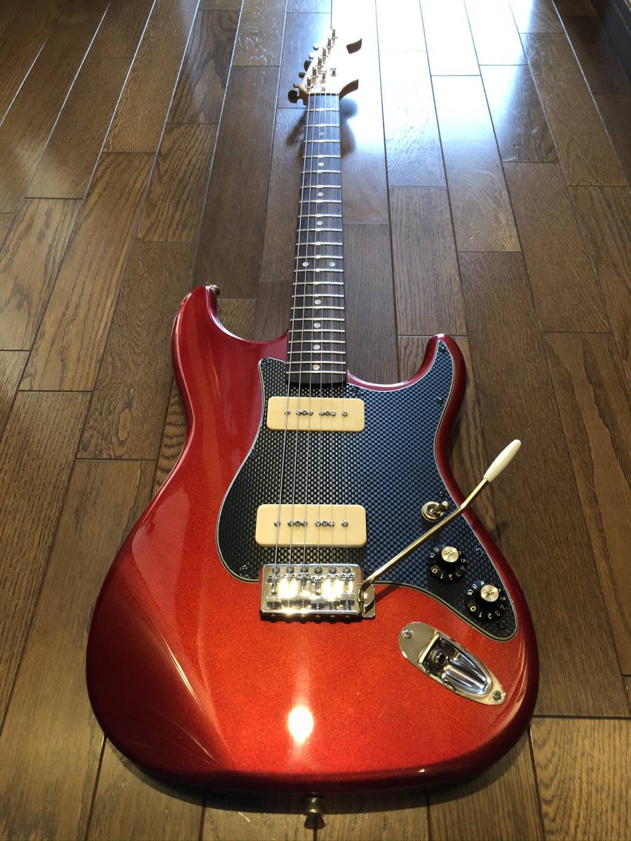コンポーネントギター ストラトタイプ（P-90タイプ搭載) 軽量 完動品