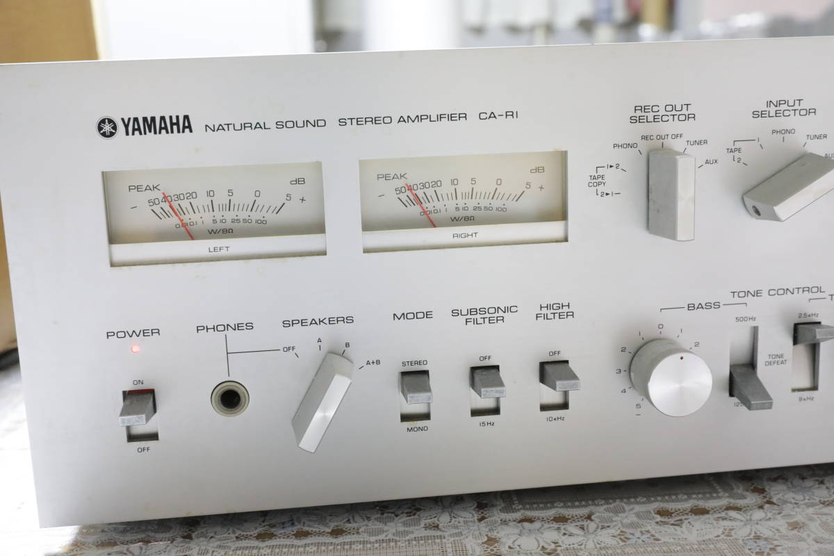 YAMAHA プリメインアンプ CA-R1 ジャンク ヤマハ オーディオ機器