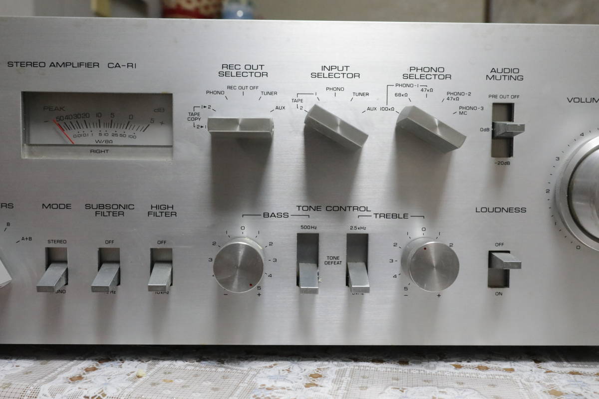 YAMAHA プリメインアンプ CA-R1 ジャンク ヤマハ オーディオ機器