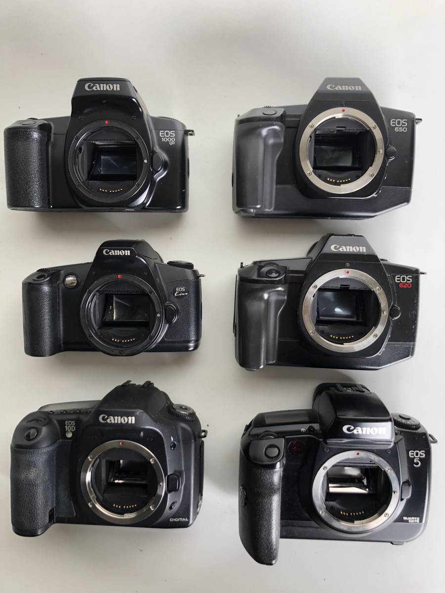 ⑥大量◇Canon キャノン◇一眼レフカメラ ボディ EOS 1000 QD+EOS Kiss