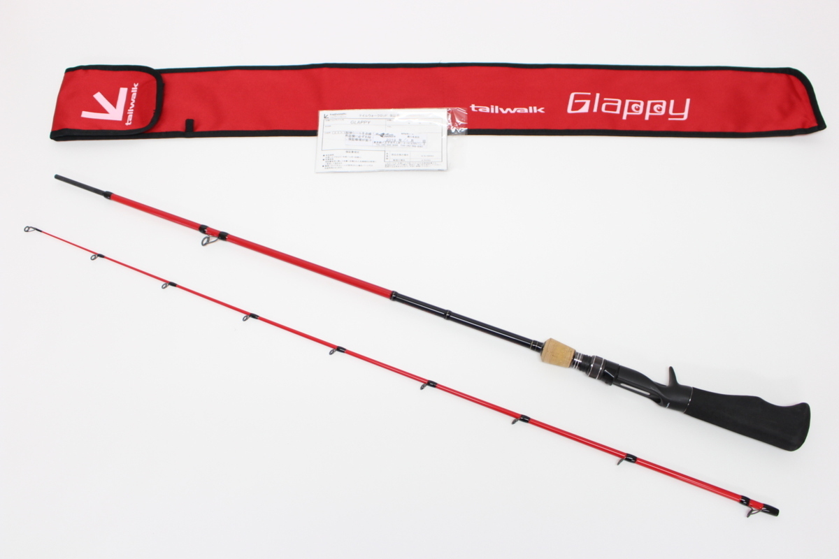 人気定番，限定SALE テイルウォーク グラッピー GLAPPY 55UL 保証書付き(2ピースベイトロッド)｜売買されたオークション情報、yahooの商品情報をアーカイブ公開 - オークファン ルアーロッド