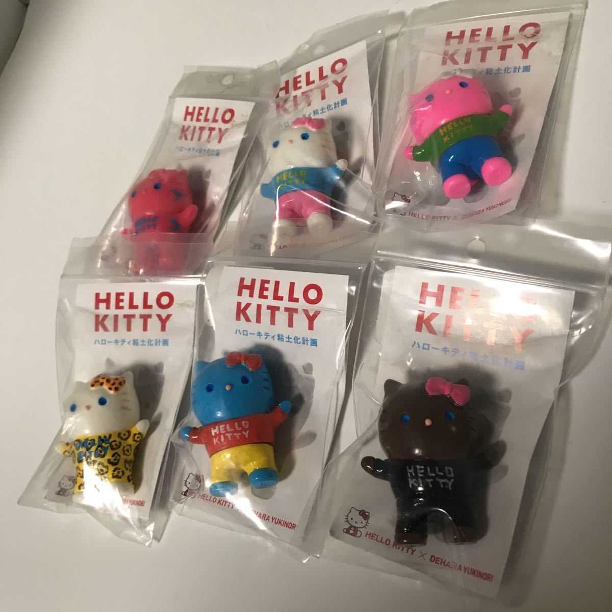 【人気セール，得価】 ハローキティ粘土化計画 デハラユキノリ&times;ハローキティ 廃盤 品 手塗 日本製 6種コンプリート(ハローキティ)｜売買されたオークション情報、yahooの商品情報をアーカイブ公開 - オークフ ハローキティ