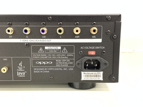 中古 良好 oppo UDP-205 オーディオファイル・グレード 4K UHD Blu-ray