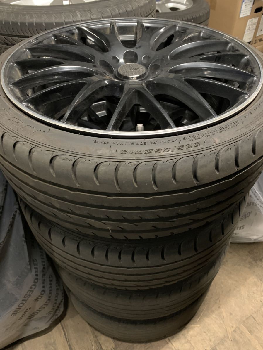 レイズ RAYS HOMURA ホムラ 2×9 ブラック 4本セット 225/35R19 19×8JJ_2