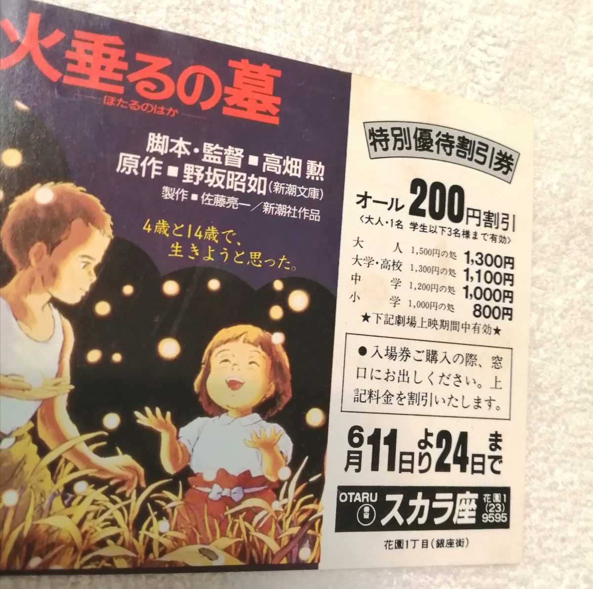 ります ヤフオク 超レア スタジオジブリ 火垂るの墓ジ ポスター Www Karmelavosbaldai Lt