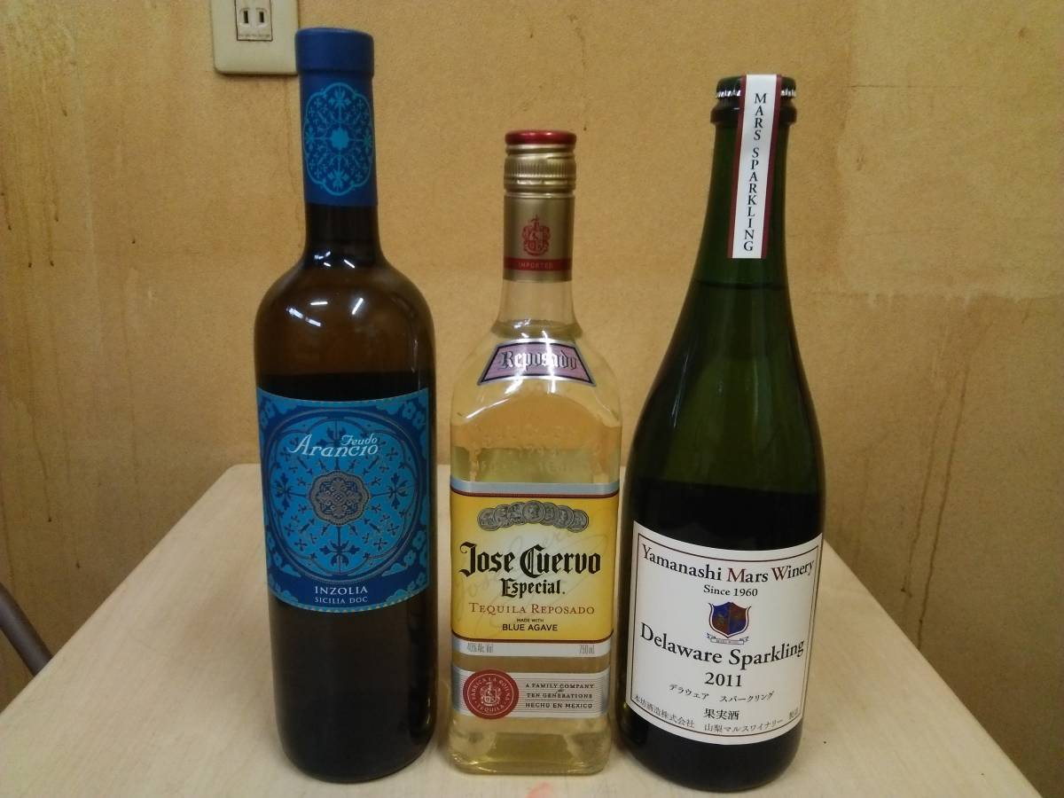 激安大特価，定番人気 お酒3本セット ワイン テキーラ(セット、詰め合わせ)｜売買されたオークション情報、yahooの商品情報をアーカイブ公開 - オークファン セット、詰め合わせ