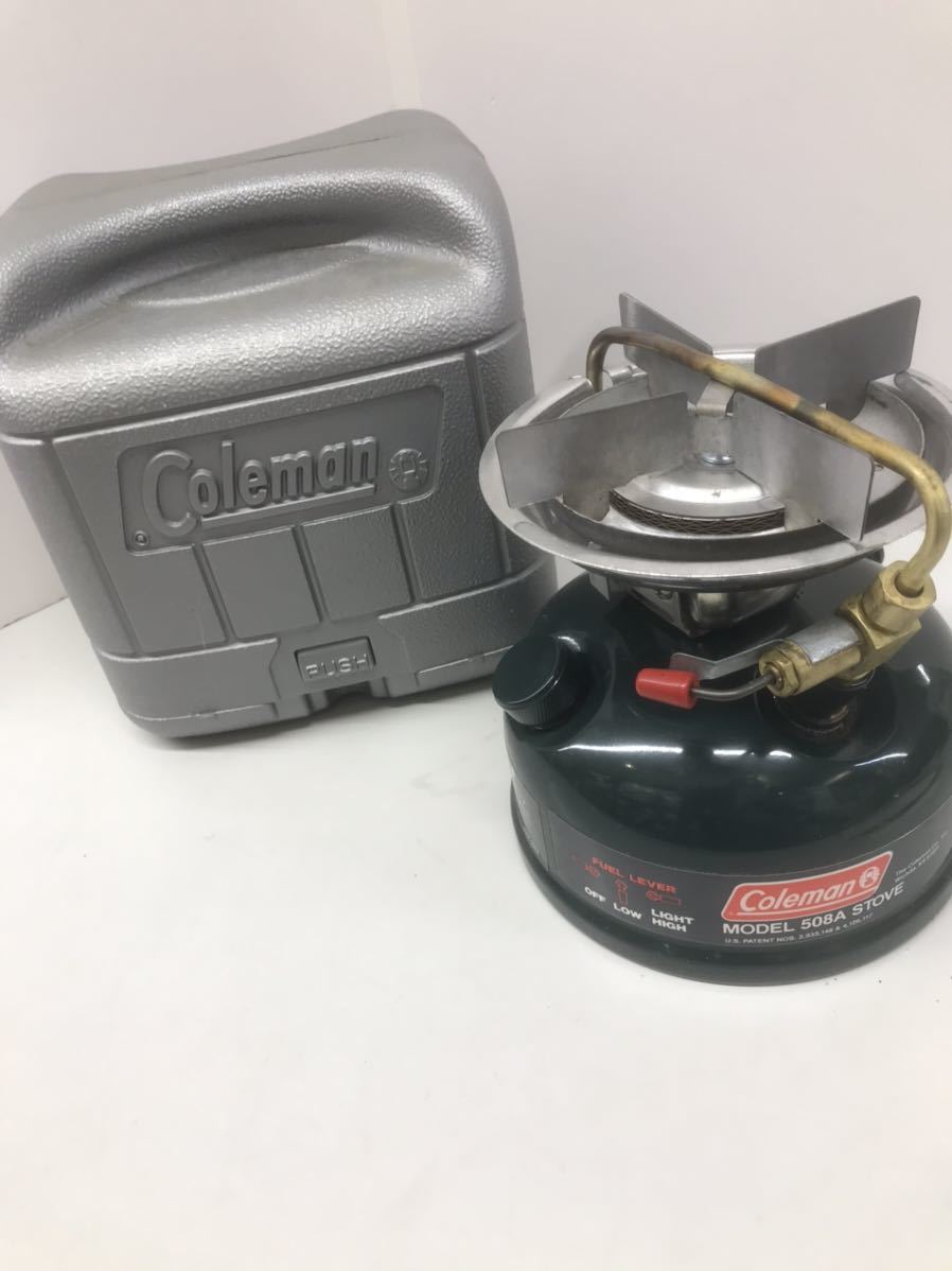 【お買い得，新作】 Coleman シングルバーナー 508A コールマン コールマンシングルバーナー 95年11月製造 ホワイトガソリンバーナー(ガソリン)｜売買されたオークション情報、yahooの商品情報をアーカイブ公開 - オ ガソリン