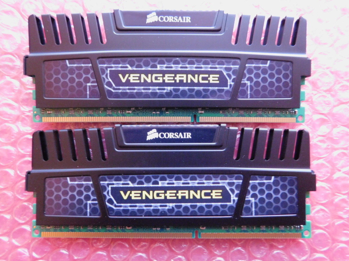 【格安，送料無料】 16GBセット CORSAIR VENGEANCE CMZ16GX3M2A1600C9 / 16GB 8GBX2 / PC3-12800U / DDR3 1600 / Memtest86完走 長時間テスト済 写真有2(8GB)｜売買されたオークション情報、yahooの商品情報をアーカイブ公開 - オークファン DIMM