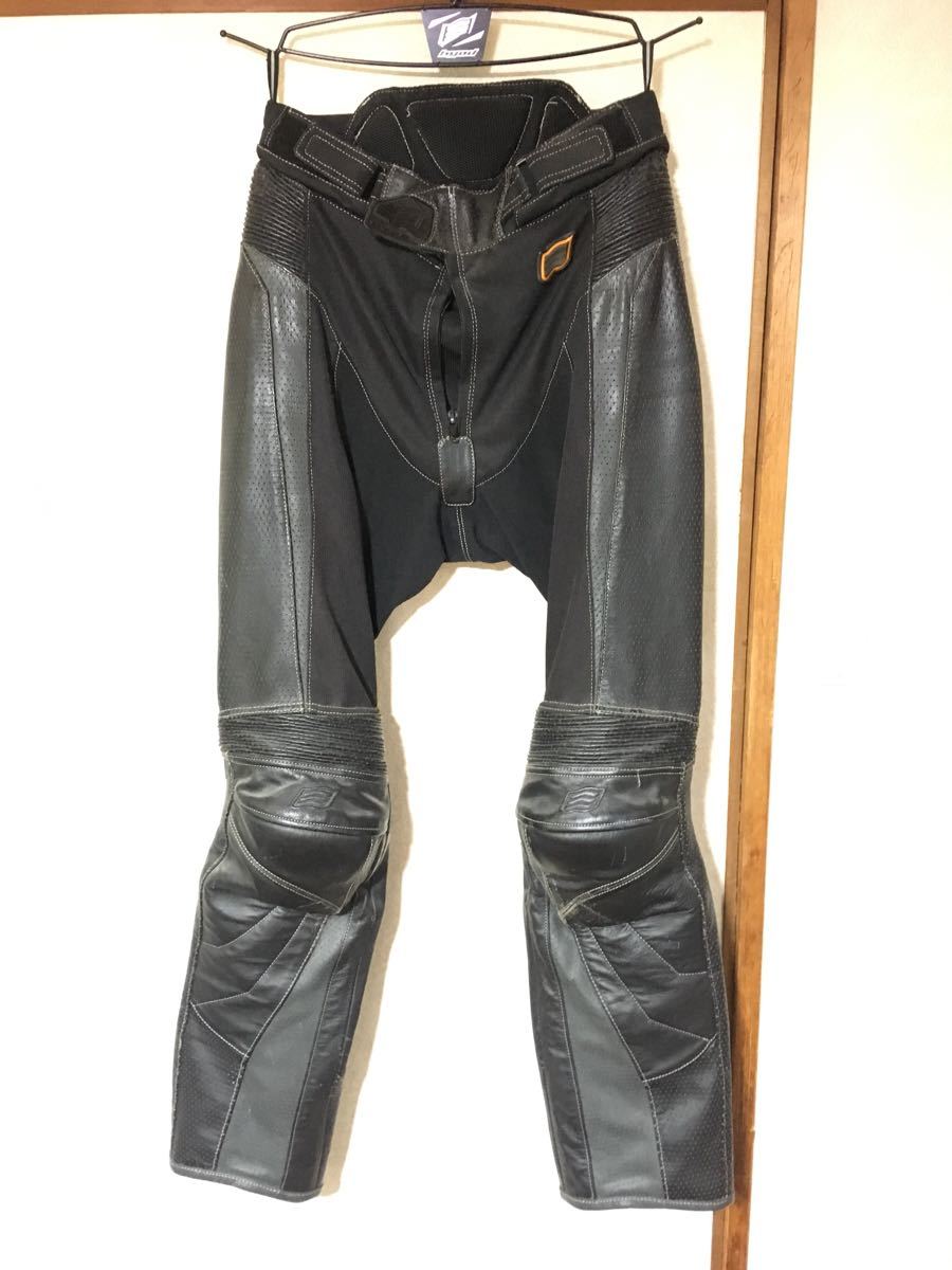 HYOD レザーパンツ LWサイズ　ブーツアウト　9/1 22時まで限定価格！ HYOD ヒョウドウ レザーパンツ メッシュ ブーツアウト Lサイズ