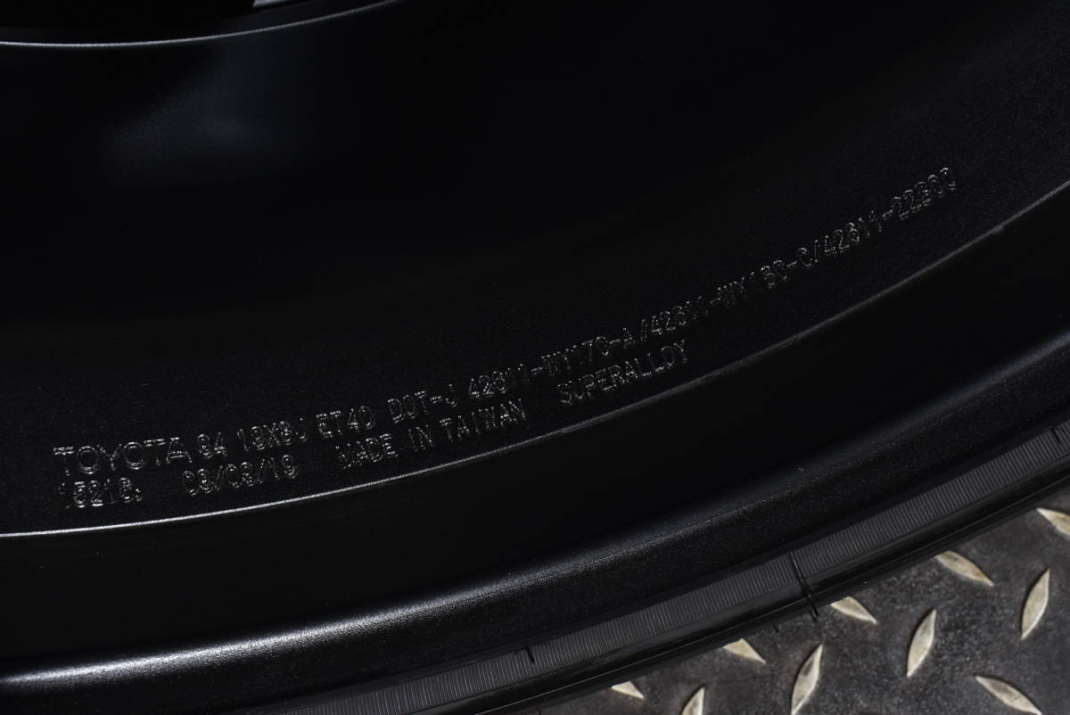 トヨタ 130 マークX GR スポーツ 純正 鍛造 19インチ 新車外し PCD114 