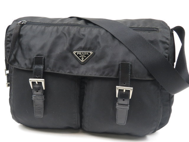 24683☆1円スタート本物プラダ☆PRADA☆中極美品☆ショルダーバッグ