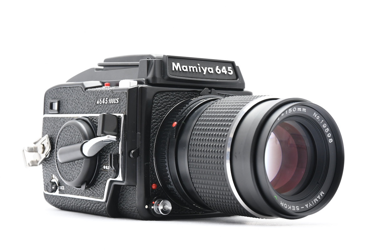 【美品】MAMIYA マミヤ 中判カメラ M645 SEKOR C【完動品】 取寄せ ◇ Mamiya マミヤ M645 1000S + MAMIYA-SEKOR C 150mm F4 中判