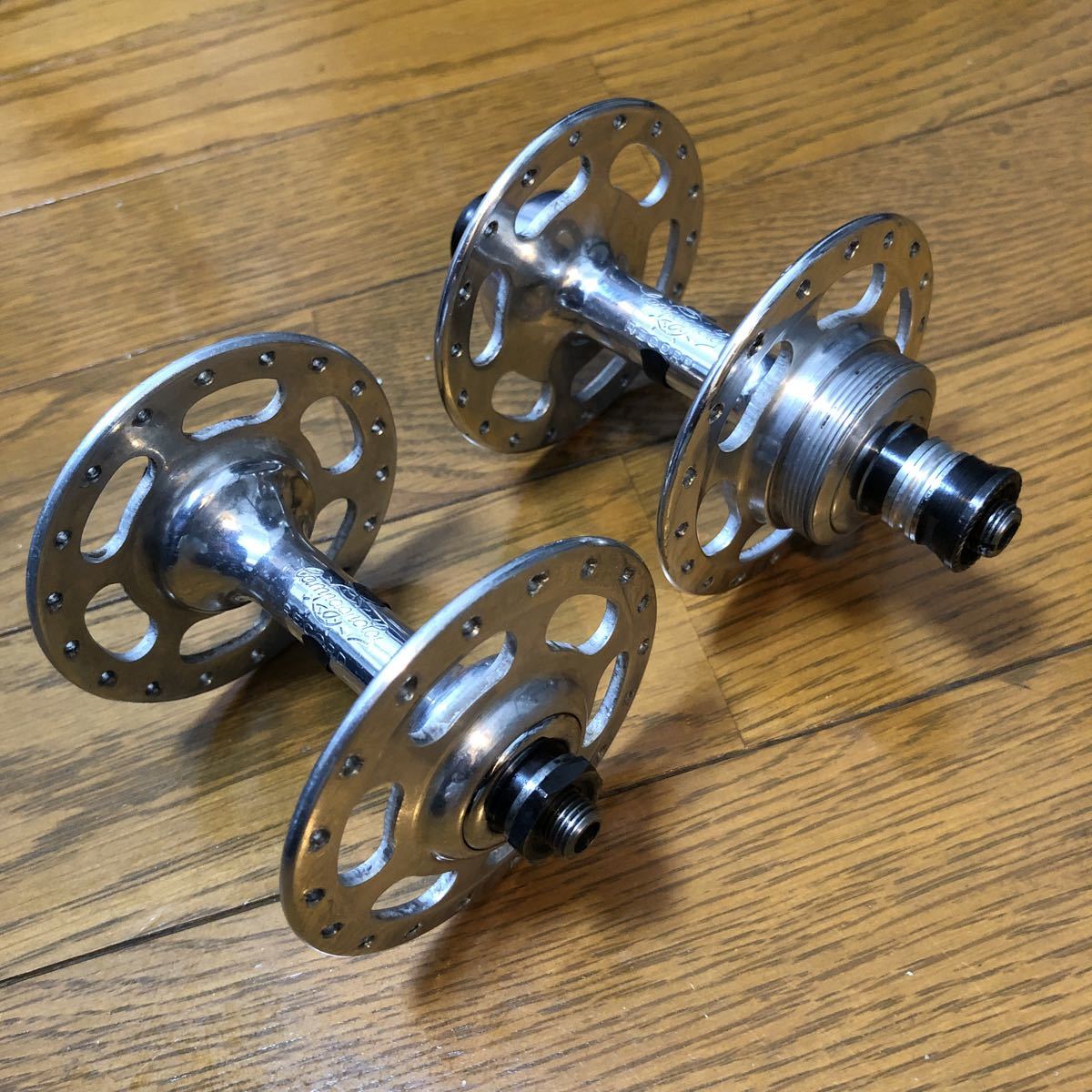 カンパニョーロ レコード ラージ ハブ 前後セット 36H BSC スレッド