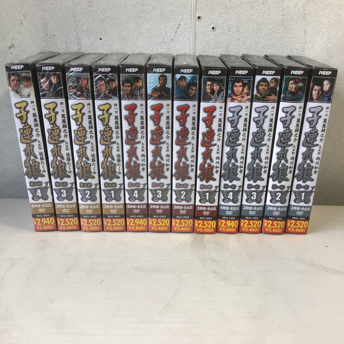 子連れ狼 DVDBOX 全12巻セット : 第一部 39枚組（全78話）