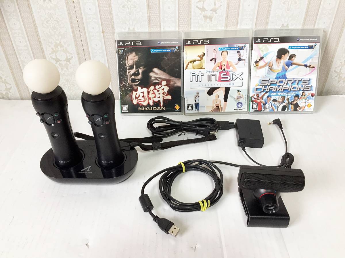 テレビゲーム PS3 コントローラー2個 充電ドック ソフト1本