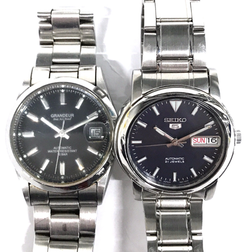 セイコー 5 デイデイト 7S26-0410 他 グランドール 裏スケ デイト 等