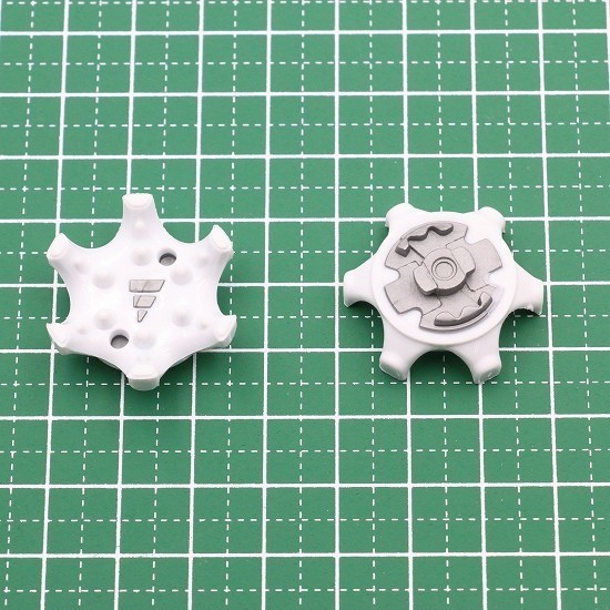 ゴルフシューズ用 ソフトスパイク鋲 クリーツ ホワイト 14個 b78 グリップ_2