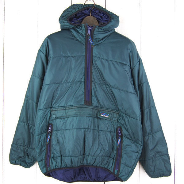 超激得，大得価 USA製 エルエルビーン L.L.Bean プリマロフト アノラックパーカー80s90s M グリーンPRIMALOFT(男性用)｜売買されたオークション情報、yahooの商品情報をアーカイブ公開 - オークファン 男性用