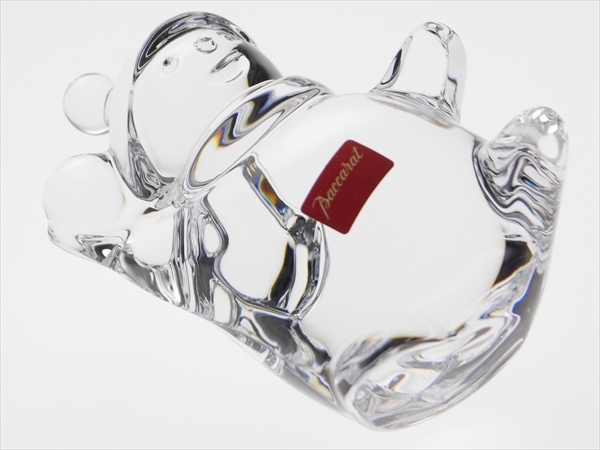 N756 Baccarat バカラ クリスタル スノーマン フィギュリン
