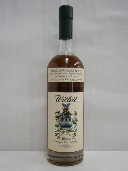  ウィレット ファミリーエステート スモールバッチ ライ 3年 並行 55.2％ 110.4Proof 700ml ライウイスキー(バーボン)｜売買されたオークション情報、yahooの商品情報をアーカイブ公開 - オークファ バーボン