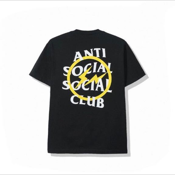 Social Anti Club x Fragment Bolt Tee ASSC Blue Black Hoodie