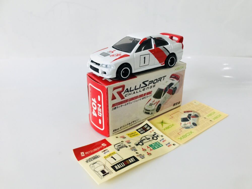 トミカ 特注 XBOXラリースポーツチャレンジ 三菱 ランサー ラリーカー