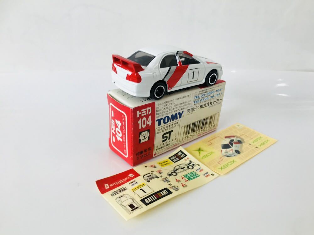 トミカ 特注 XBOXラリースポーツチャレンジ 三菱 ランサー ラリーカー