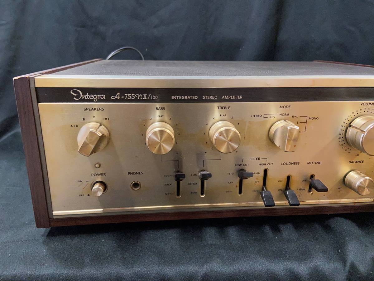 ☆中古/ジャンク☆『ONKYO/ステレオアンプ/Integra/A-755nⅡ/100』