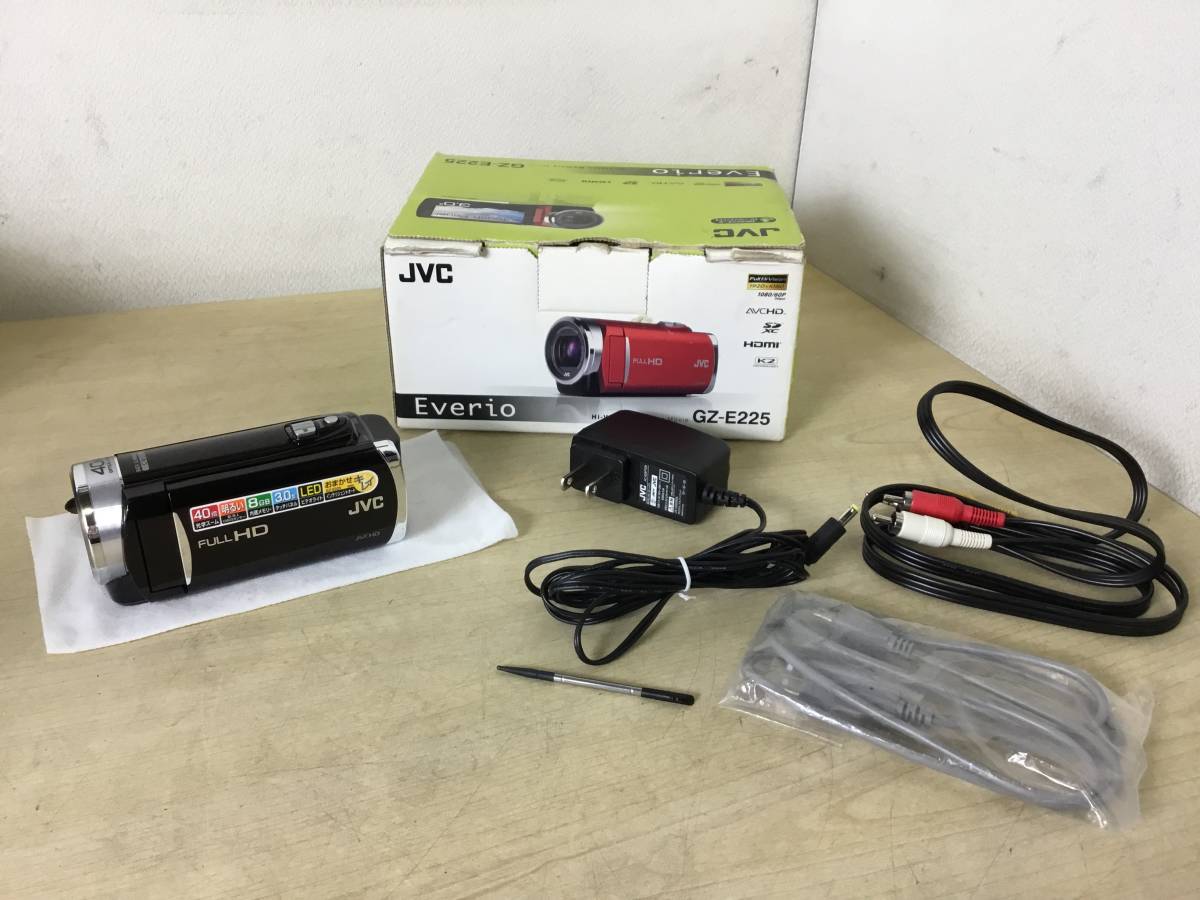 動作OK】 JVC Everio ビデオカメラ ハイビジョンムービー GZ-E225